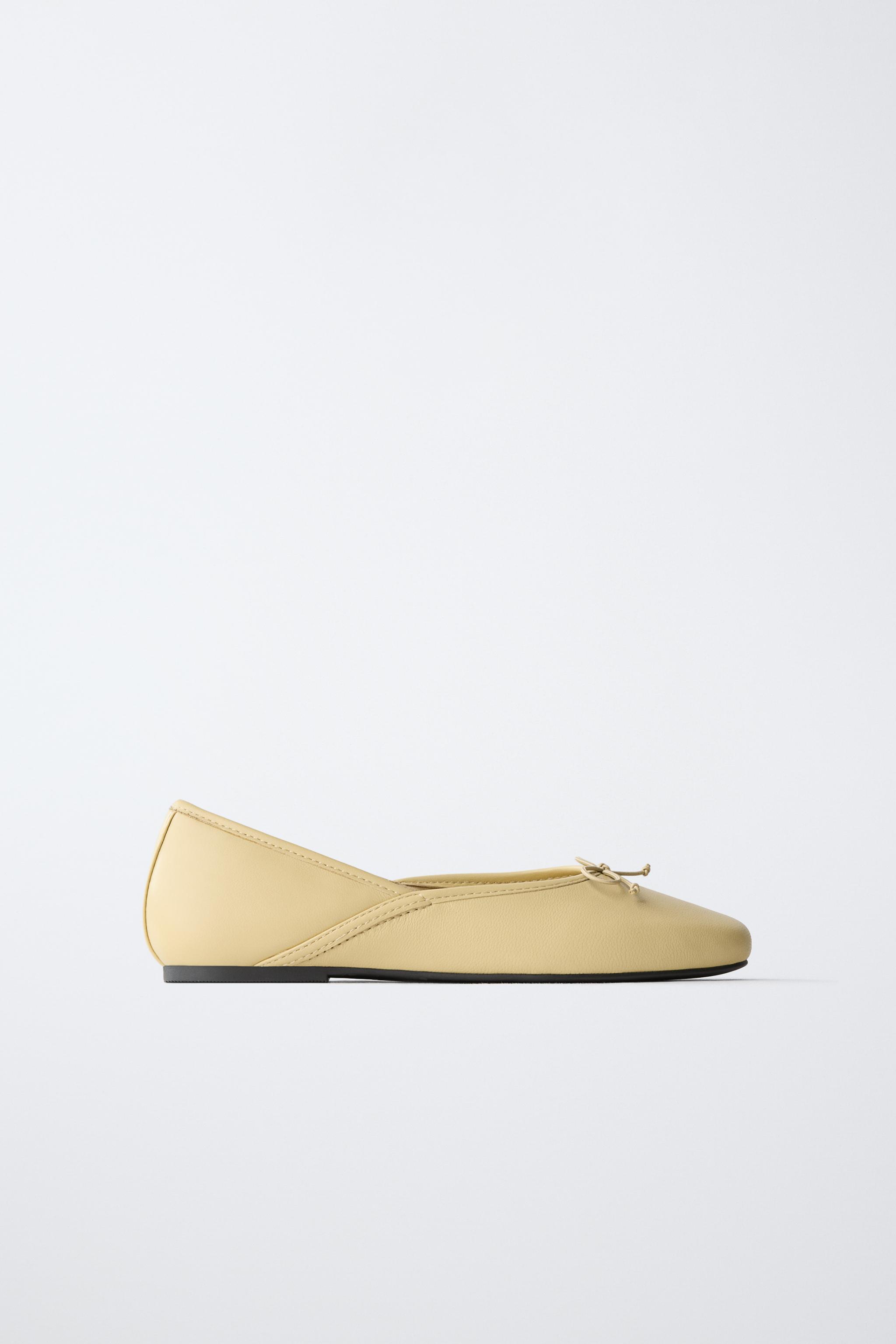 LEATHER BALLET FLATS
